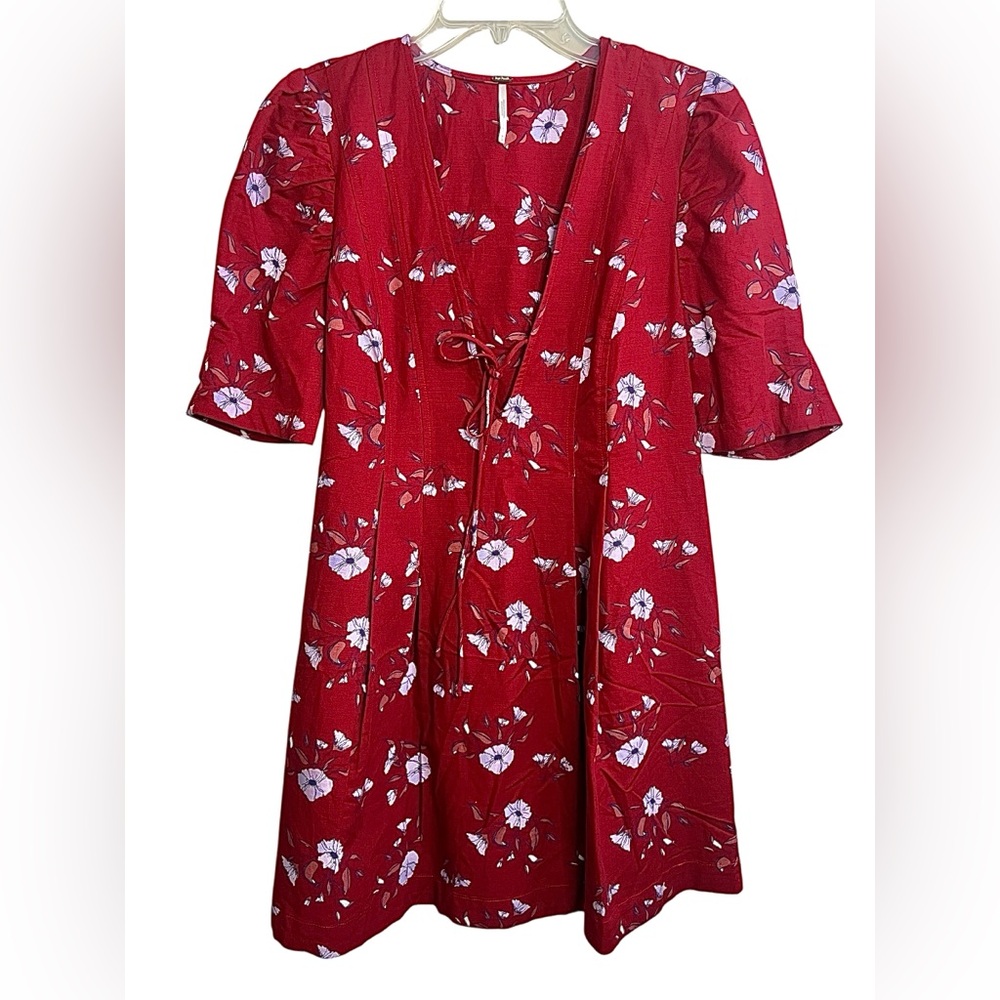 Free People Women’s size M Adelle floral printed tunic dress